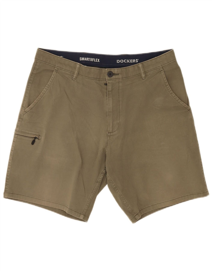 Dockers Herren Cargo-Shorts W34, große Khaki-Baumwolle