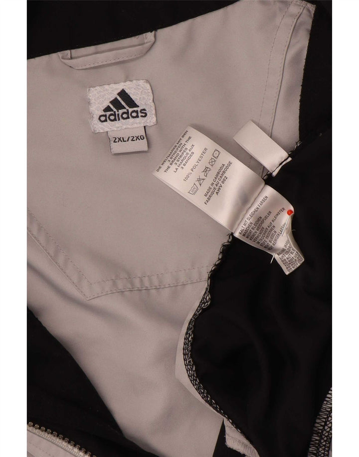 Adidas Herren Climashell 3/4-Ärmel-Trainingsoberteil, Jacke, 2XL, Grau, Farbblock