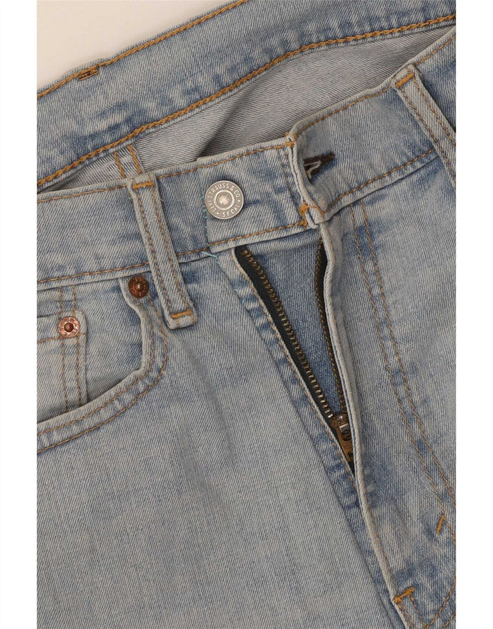 Levi's Damen 513 Straight Jeans W36 L30 Blau