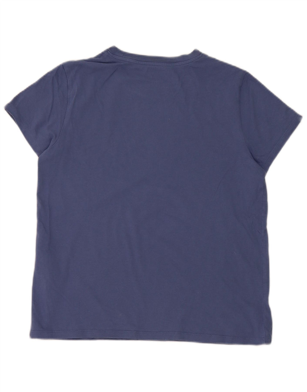 Levi's Womens Graphic T-Shirt Top UK 12 Mittelblaue Baumwolle