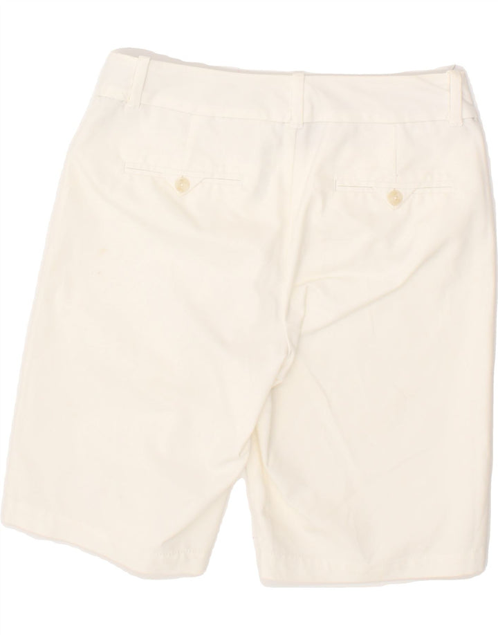 DOCKERS Womens Casual Shorts US 4 Small W27 White Cotton Vintage Dockers and Second-Hand Dockers from Messina Hembry 