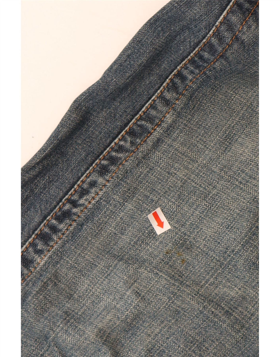 CALVIN KLEIN Damen Straight Jeans W32 L34 Blaue Baumwolle