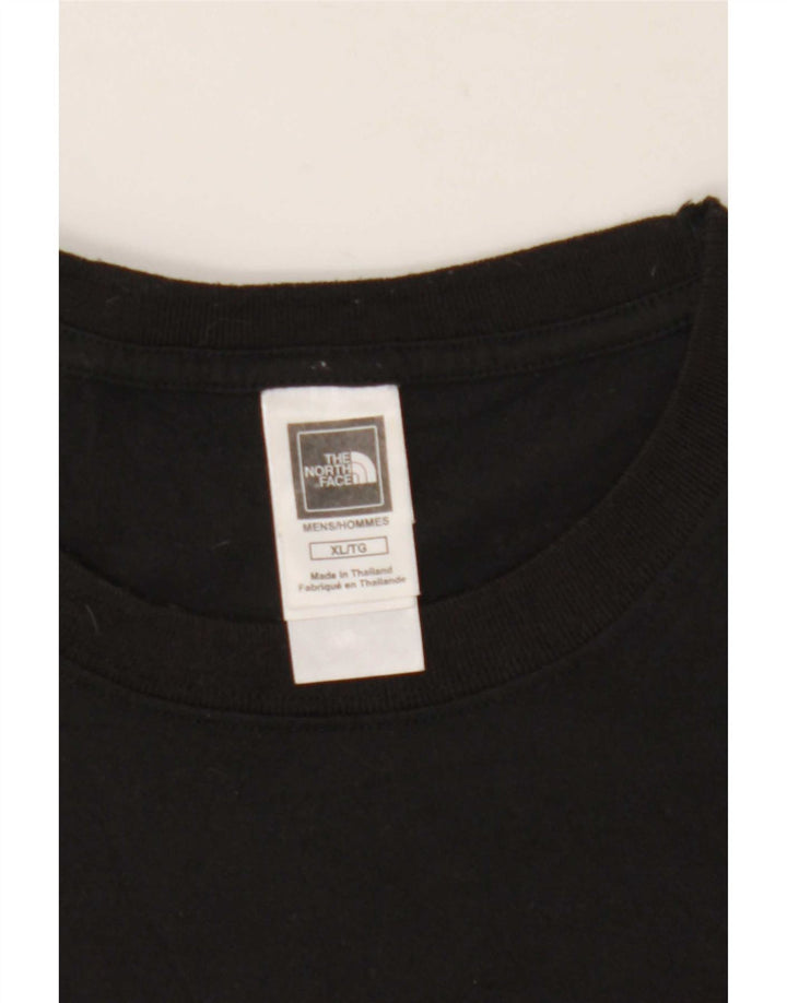 The North Face Herren T-Shirt Top XL Schwarz Polyester
