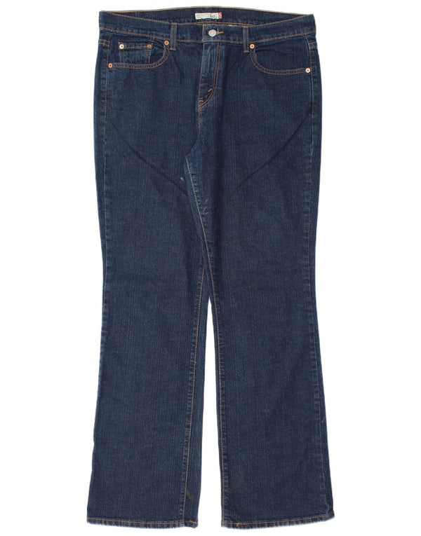 Levi's Damen 515 Bootcut Jeans US 14 XL W36 L32 Blaue Baumwolle