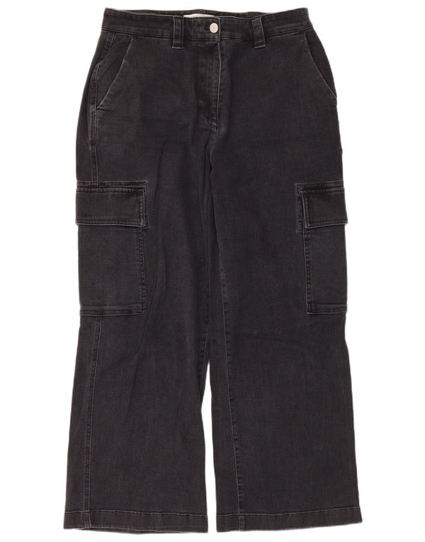 Marks & Spencer Damen Autograph Loose Jeans UK 14 Large W32 L27 Schwarz