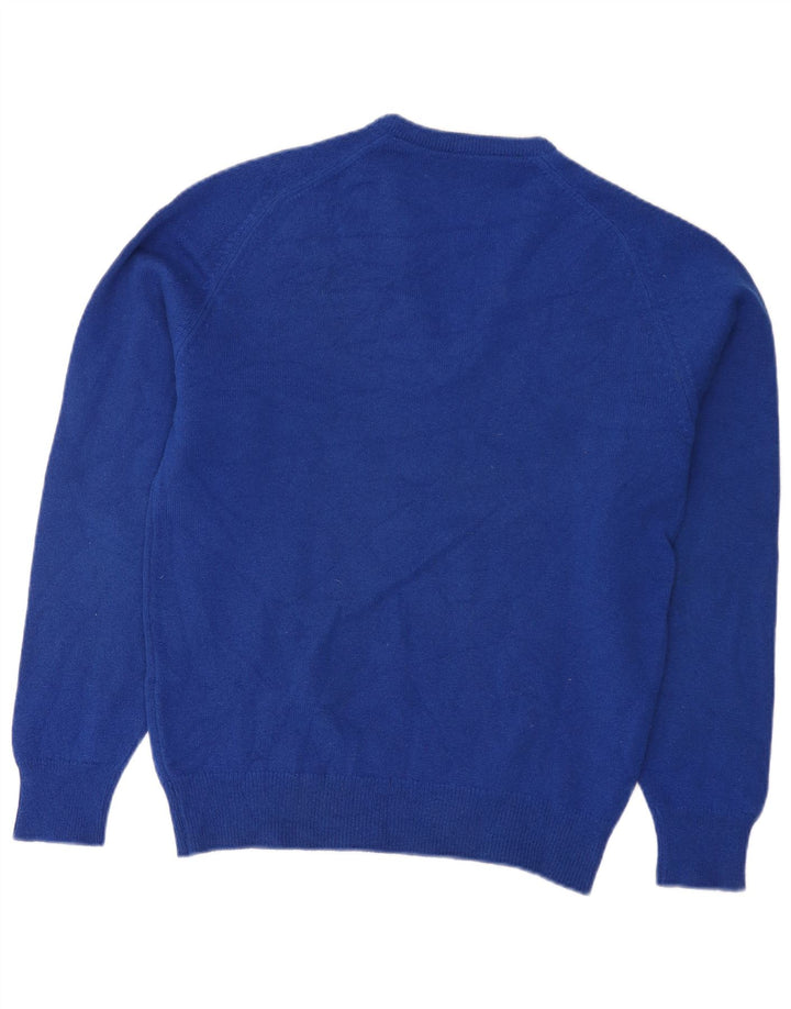 Pringle Herren-Pullover mit V-Ausschnitt, UK 40, Mittelblau