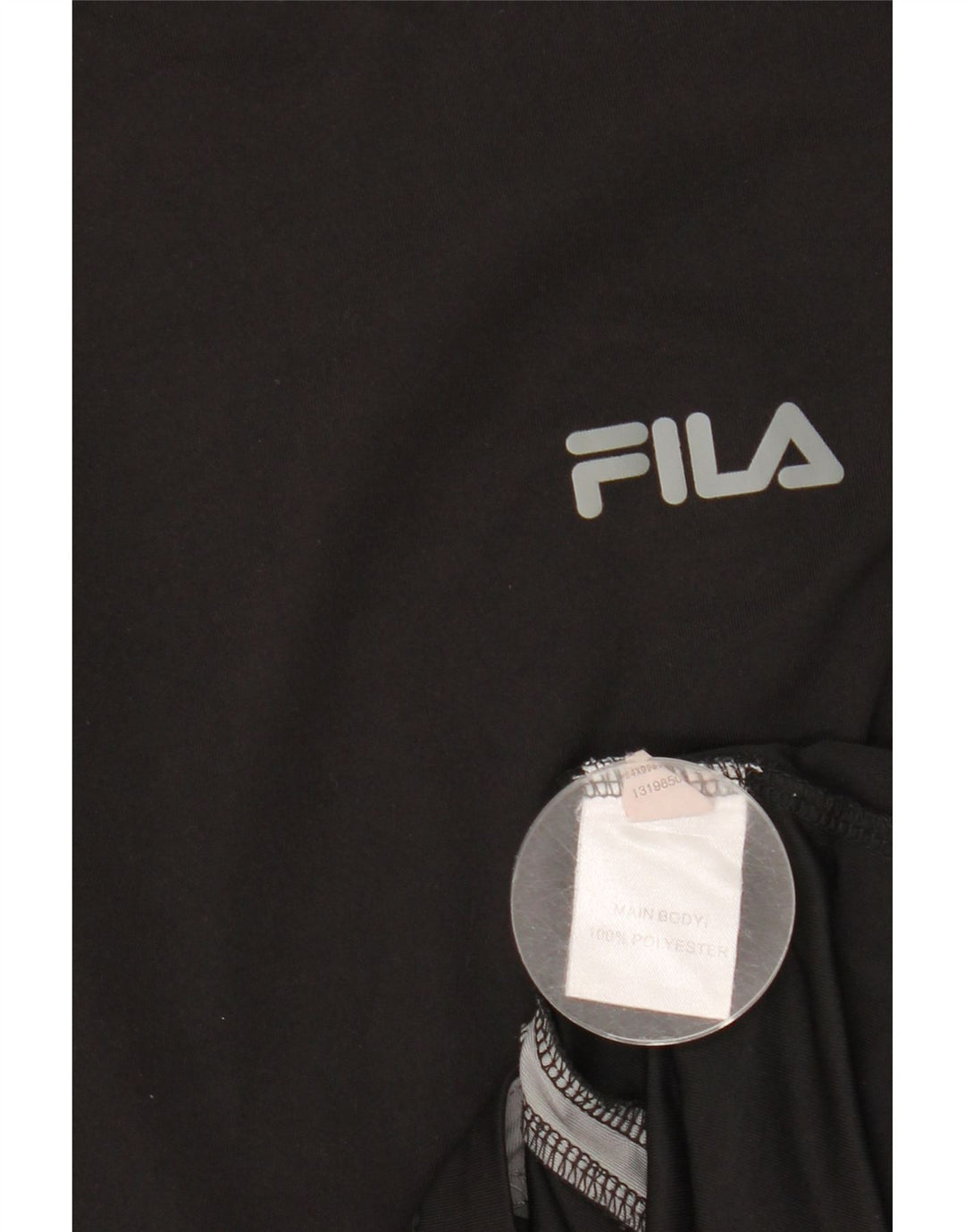 FILA Herren T-Shirt Top Medium Schwarz Colourblock Polyester