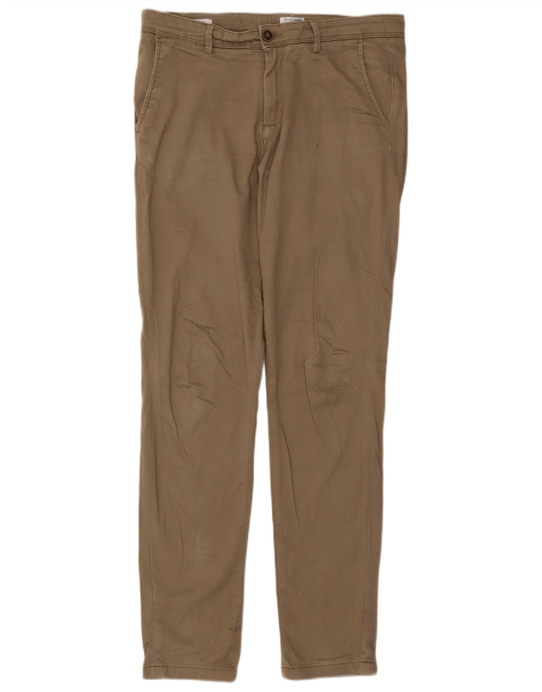 JACK & JONES Herren Slim Chinohose W32 L32 Beige Baumwolle
