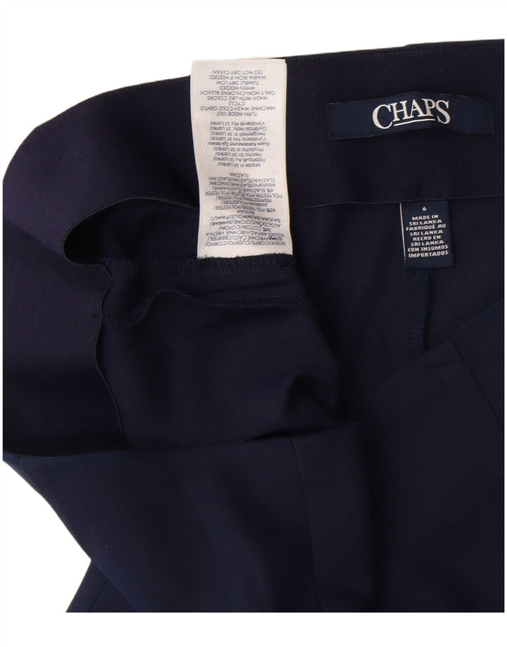 Chaps Damen Caprihose US 6 Medium W27 L21 Marineblau Polyester