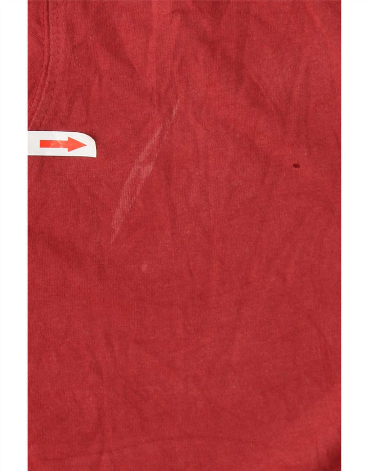 Sergio Tacchini Herren T-Shirt Top Small Kastanienbraun Baumwolle