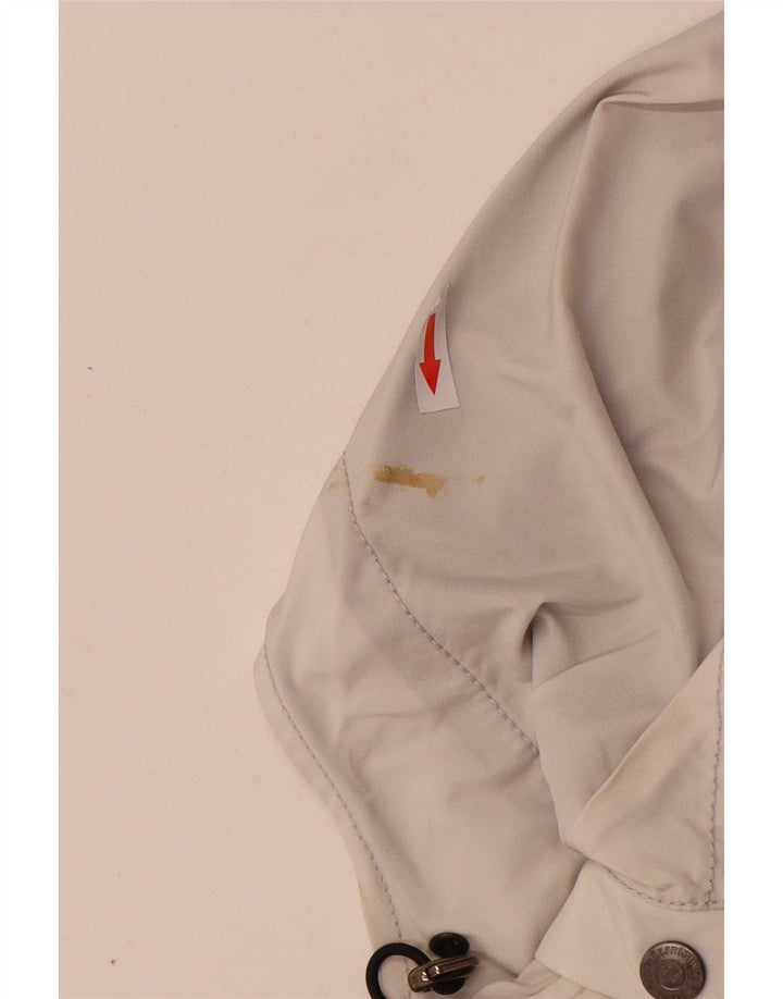 Refrigiwear Damen-Regenjacke mit Kapuze, UK 10, Größe S, Grau, Polyamid