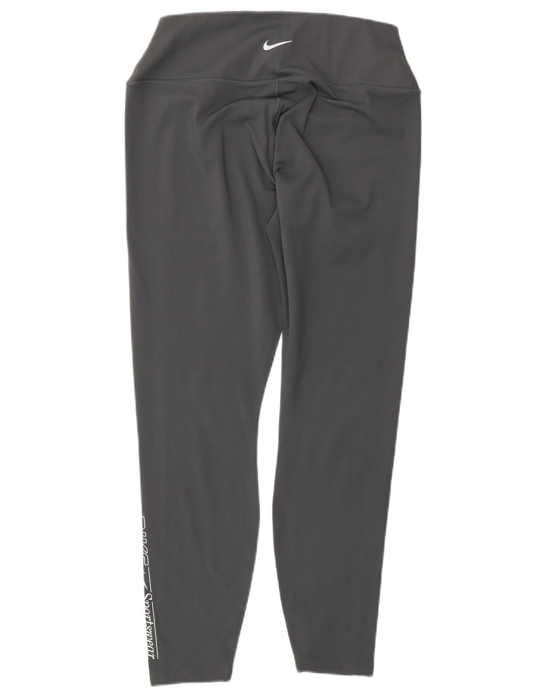 NIKE Damen Graphic Leggings UK 16 Large Grau Polyester