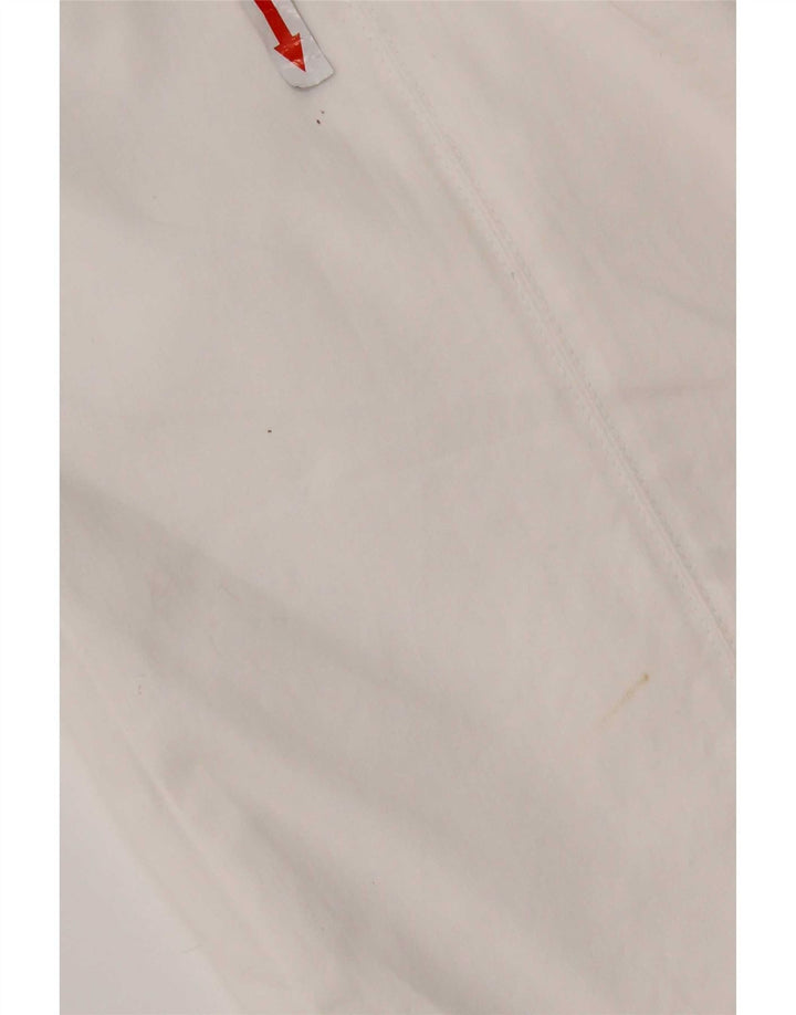 Gerader Rock für Damen von Marks & Spencer UK 12 Medium W30 Weiße Baumwolle