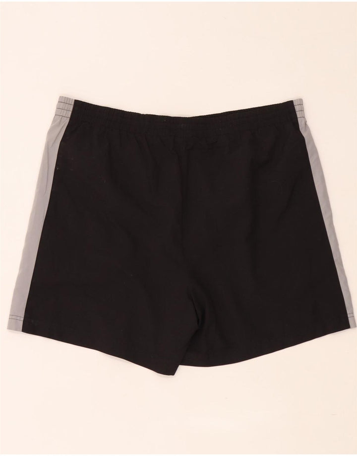 Umbro Herren-Sportshorts, groß, Schwarz, Farbblock