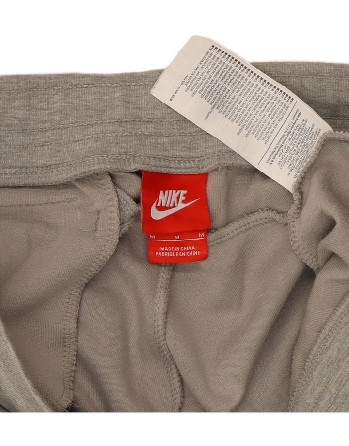 Nike Herren-Trainingshose und Jogger, mittelgraue Colourblock-Baumwolle