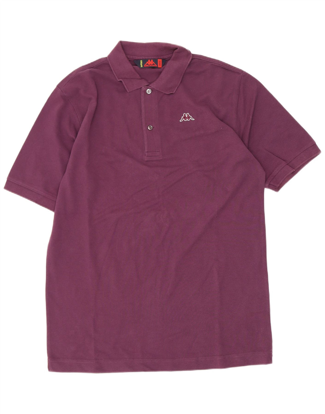 Kappa Herren-Poloshirt, mittlere kastanienbraune Baumwolle