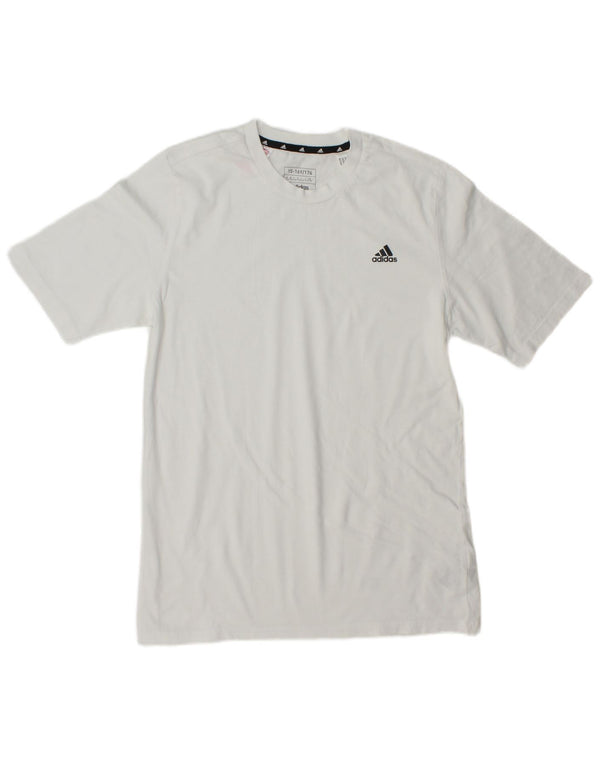 Adidas T-Shirt für Jungen, 15–16 Jahre, weiße Baumwolle