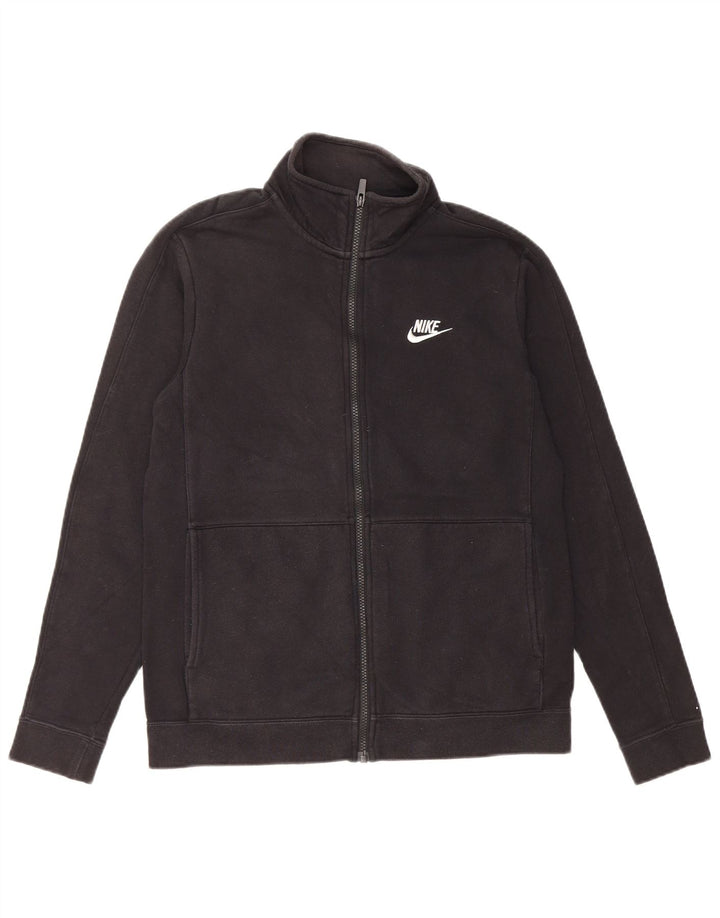 Nike Herren-Trainingsanzugoberteil, Jacke, Größe S, Schwarz, Baumwolle