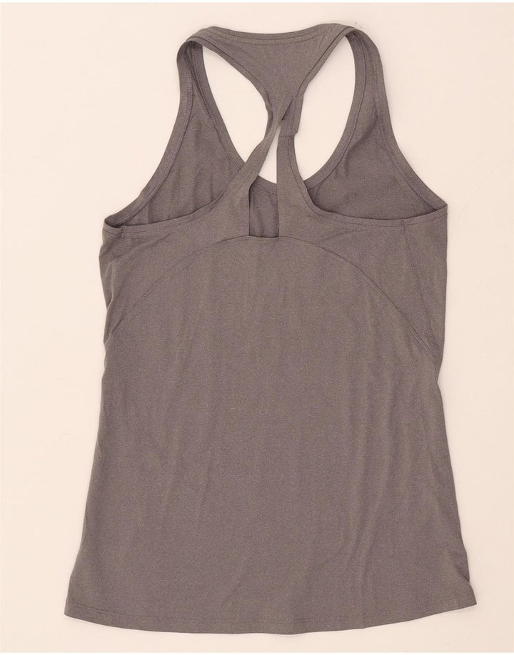 ATHLETA Damen Weste Top UK 8 Small Grau Polyester