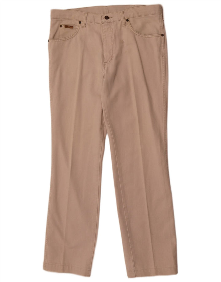 Wrangler Herren gerade Freizeithose W32 L32 Beige