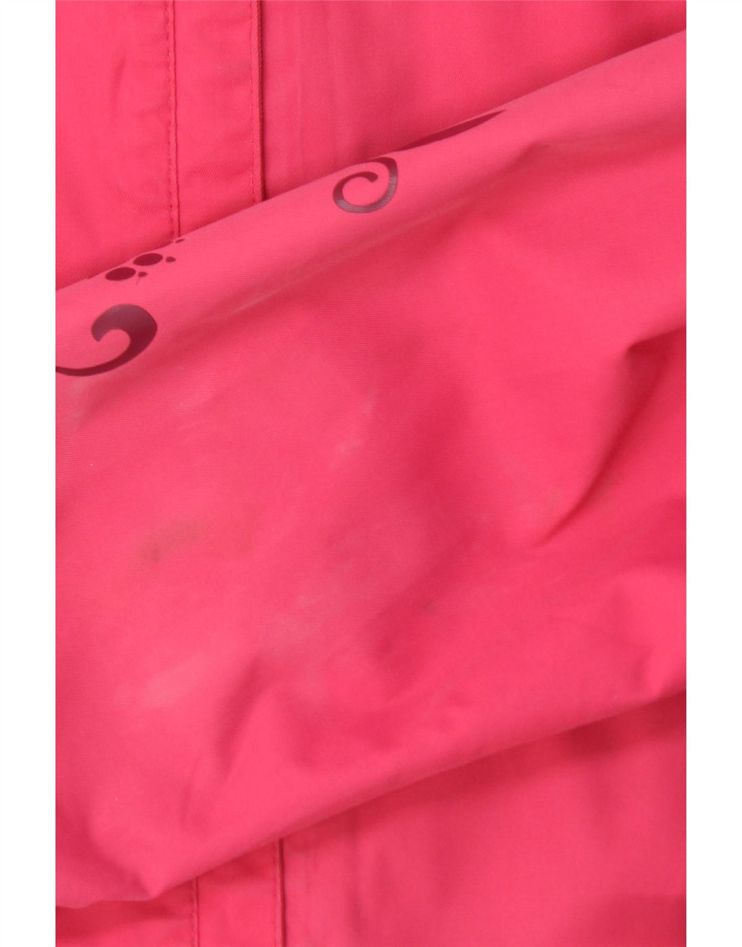 JACK WOLFSKIN Damen Regenjacke mit Kapuze UK 10 Small Rosa Polyamid