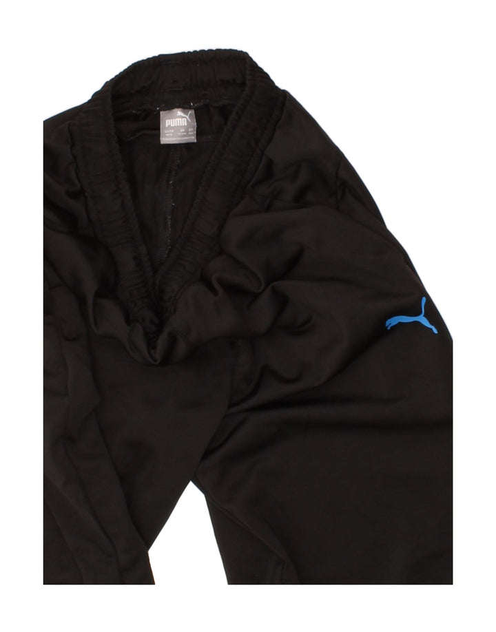 PUMA Boys Tracksuit Trousers 11-12 Years  Black Vintage Puma and Second-Hand Puma from Messina Hembry 