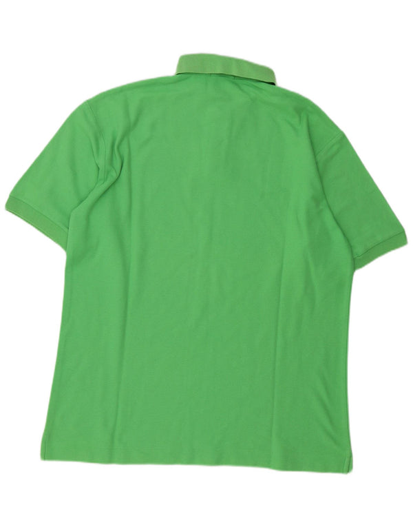 Fila Mens Polo Shirt IT 52 Large Green Cotton