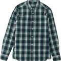 BENETTON Mens Shirt Small Green Check Vintage Benetton and Second-Hand Benetton from Messina Hembry 