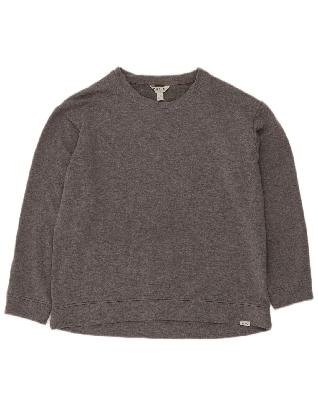 ORVIS Herren-Sweatshirt-Pullover, Mittelgrau, Modal