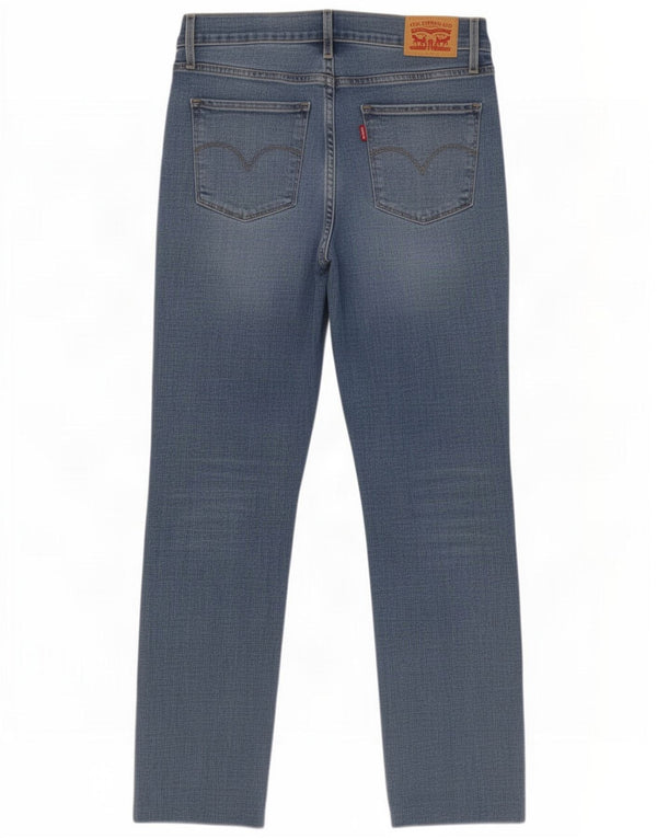 Levi's Damen 724 High Rise Straight Jeans W29 L28 Blaue Baumwolle