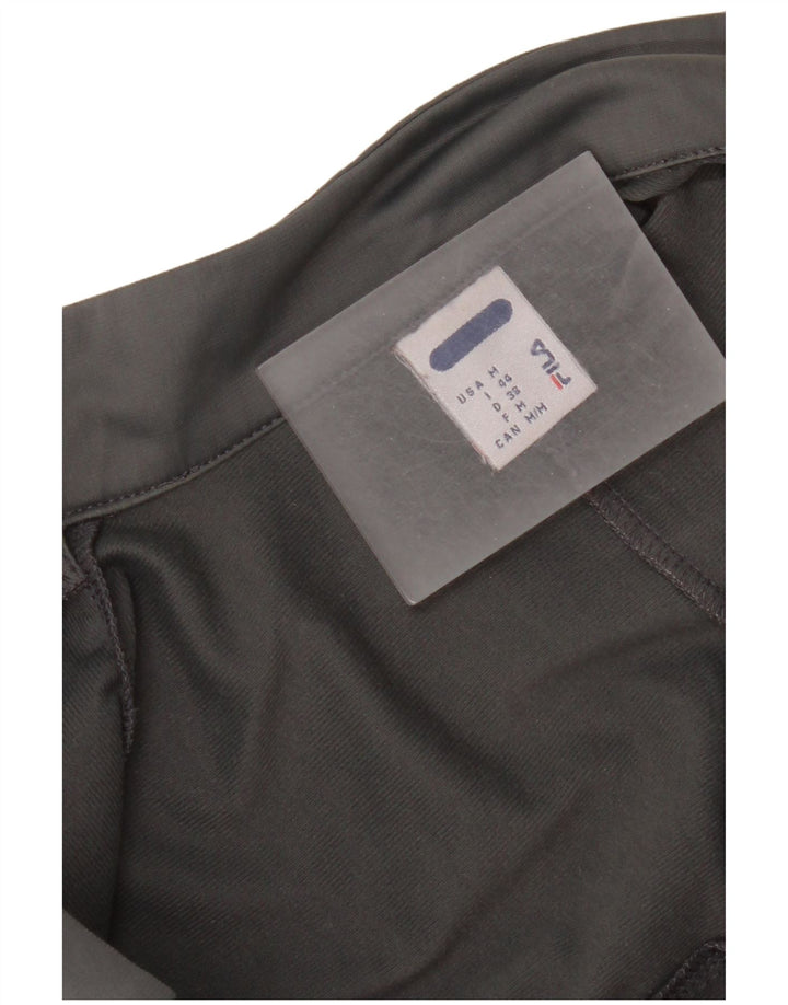 Fila Damen-Trainingsanzug-Top-Jacke, UK 14, Mittelgrau, Farbblock