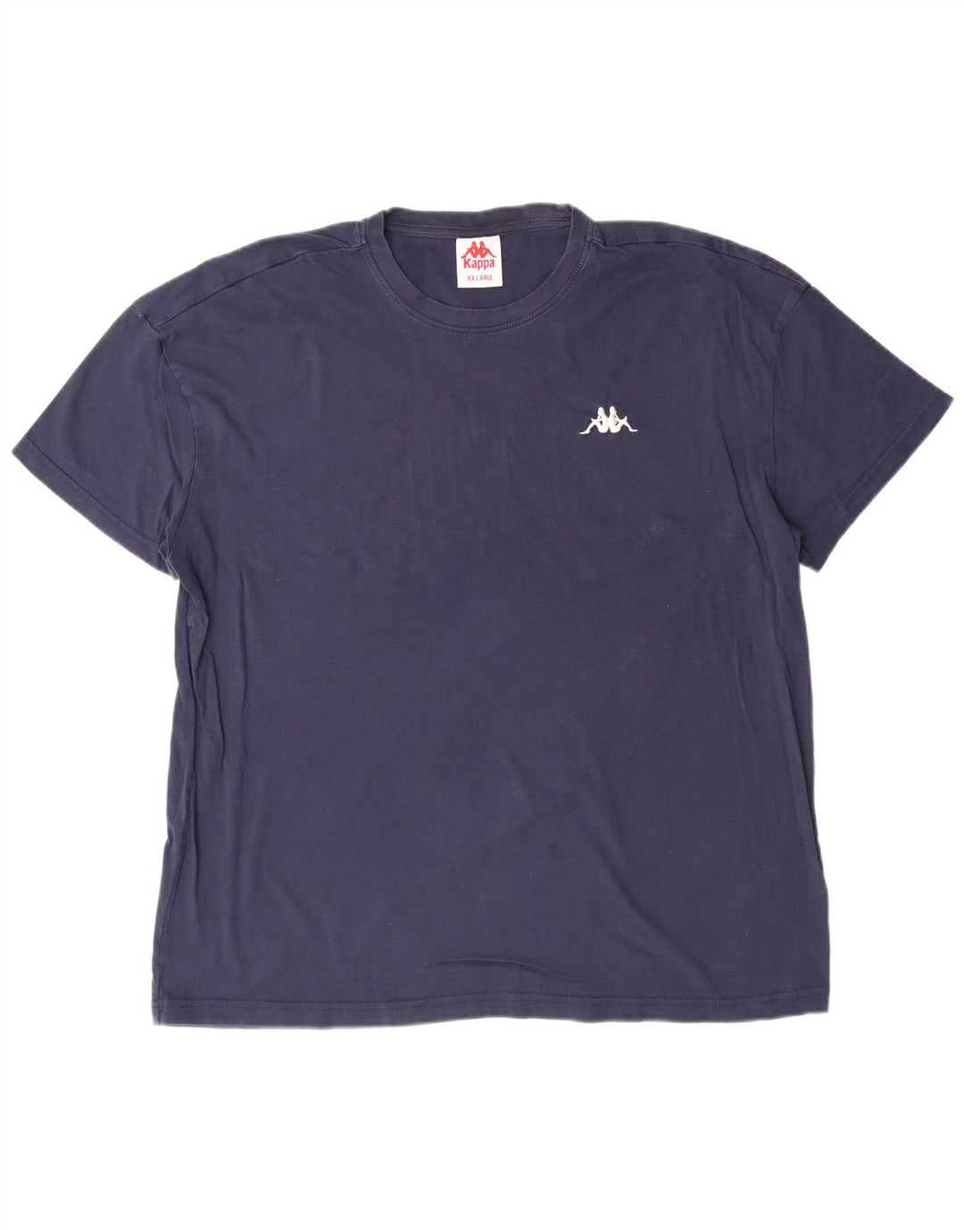 Kappa Herren T-Shirt Top 2XL Marineblau Baumwolle
