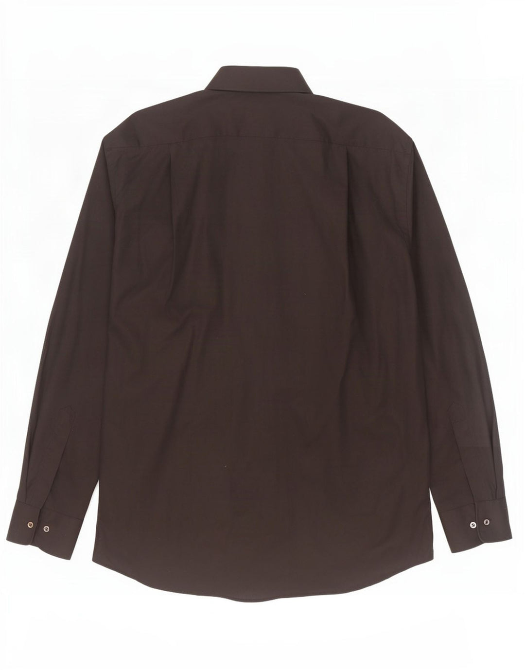 Hugo Boss Herrenhemd Größe 44 17 1/2 XL Schwarze Baumwolle