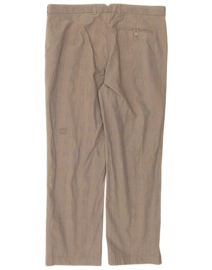 Marks & Spencer Herren Autograph Gerade Anzughose W38 L31 Grau kariert