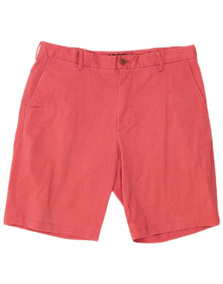 IZOD Herren Chinoshorts W32 mittelrote Baumwolle