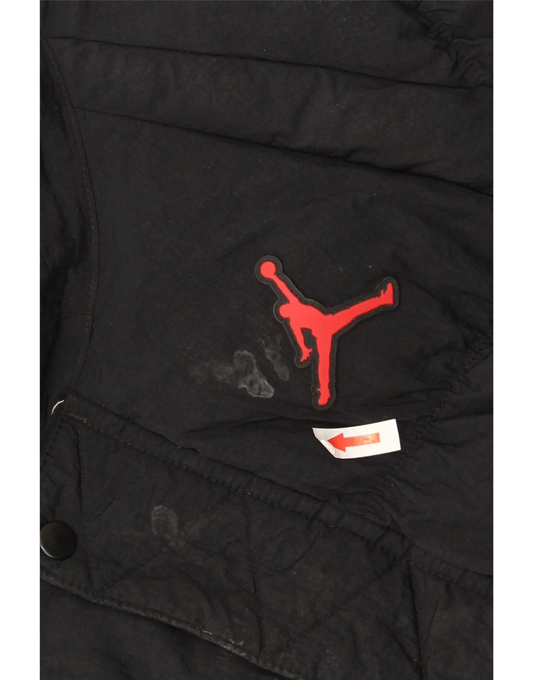 Jordan Herren-Jacke mit Kapuze, gepolstert, Größe 36, Größe S, Schwarz, Polyester