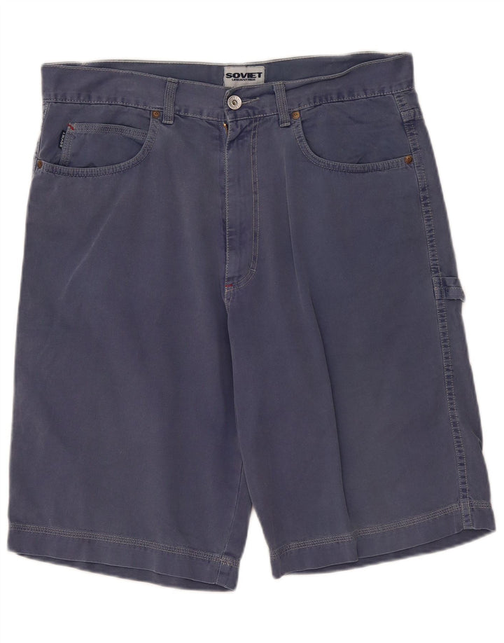 Vintage Herren Cargo Shorts W34 Groß Marineblau