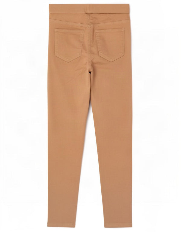 Marks & Spencer Damen Jegging-Jeans UK 10 Small W27 L28 Beige Baumwolle