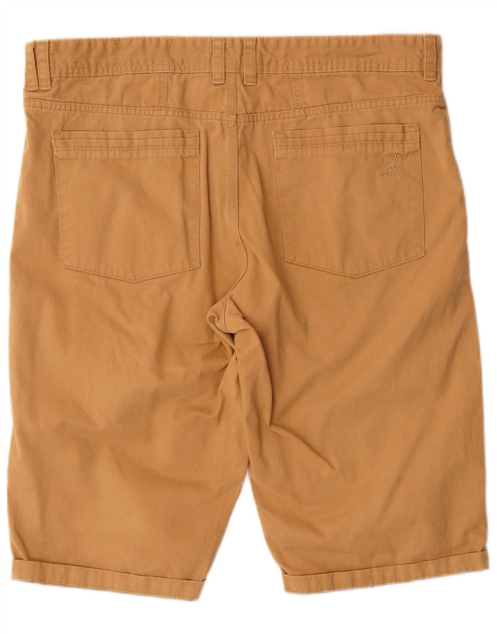KANGOL Mens Chino Shorts XL W38 Beige Cotton