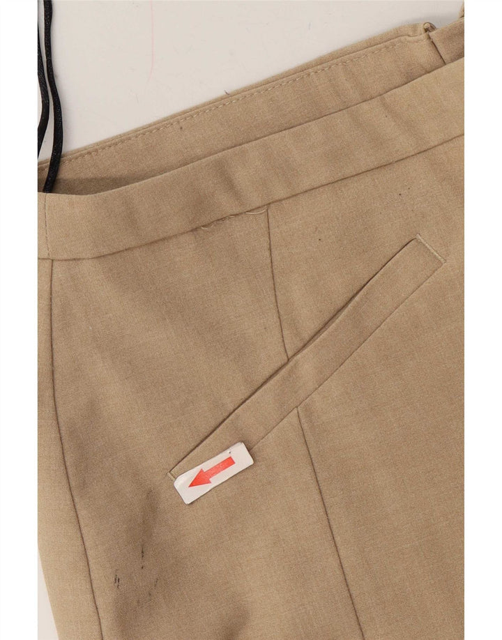 Marks & Spencer Damen Bleistiftrock UK 14 Medium W30 L26 Beige Polyester