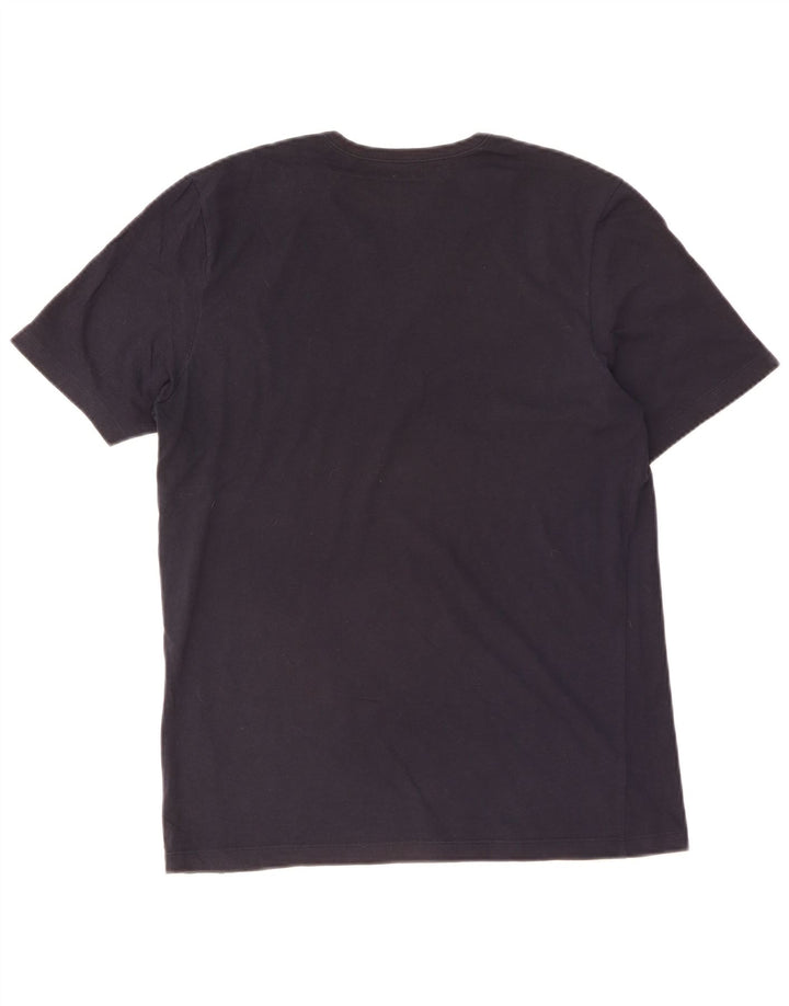Hugo Boss Herren T-Shirt Top Large Marineblau Baumwolle