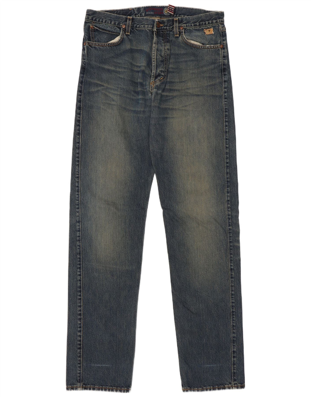 Roy Rogers Herren Straight Jeans W36 L36 Blaue Baumwolle