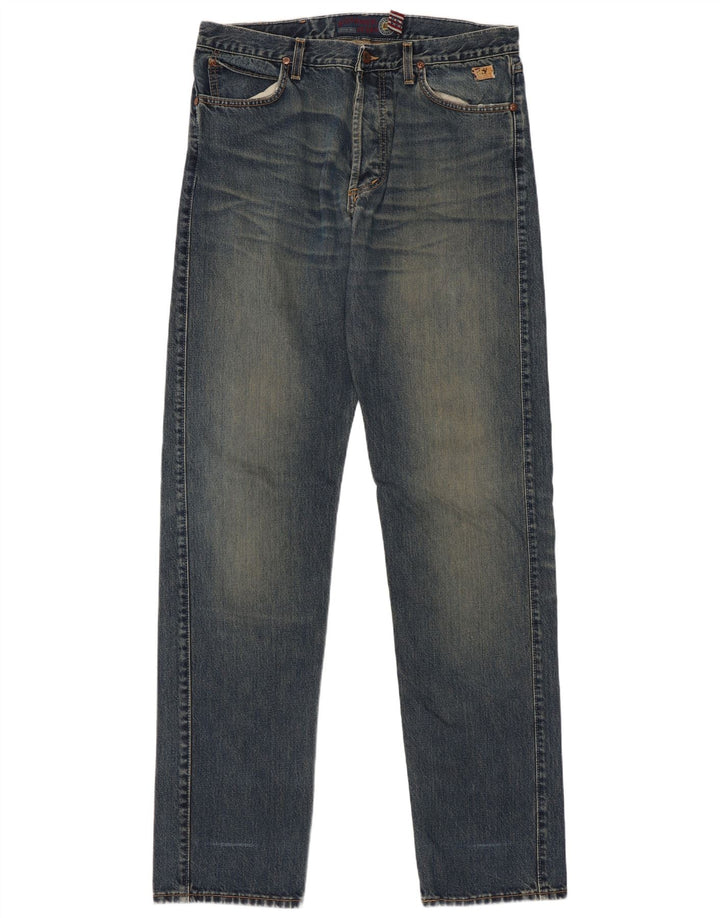 Roy Rogers Herren Straight Jeans W36 L36 Blaue Baumwolle