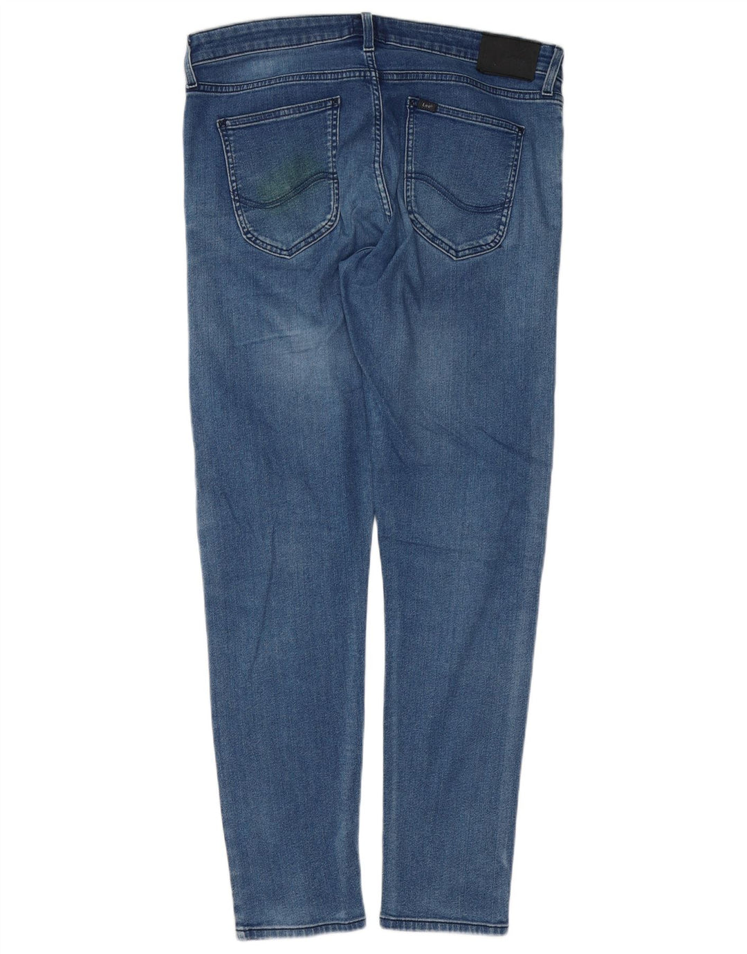 Lee Damen Malone Skinny Jeans W34 L32 Blaue Baumwolle