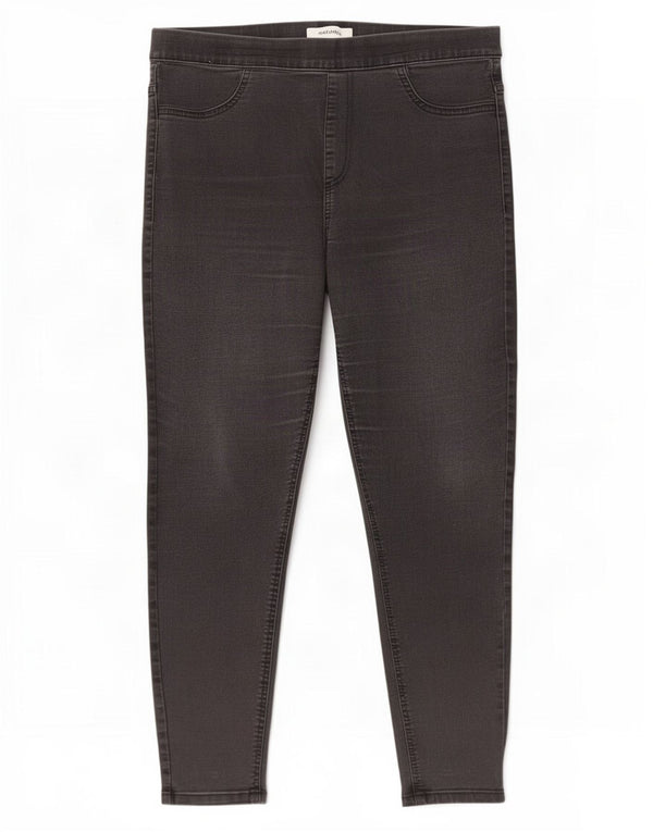 Marks & Spencer Damen Jegging Cropped Jeans UK 14 Large W32 L24 Schwarz