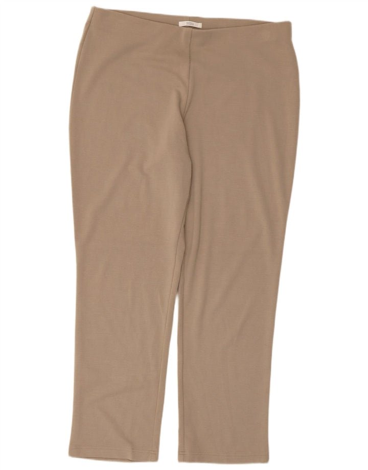 MARKS & SPENCER Damen Trainingshose UK 18 XL Beige Polyester
