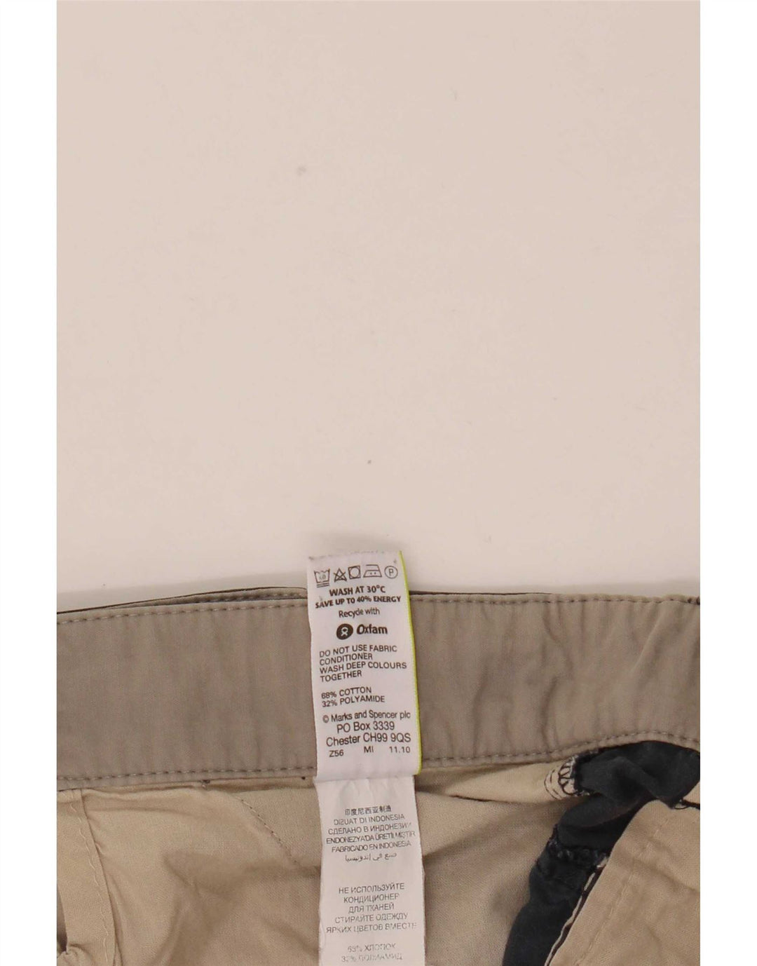 Marks & Spencer Herren Cargoshorts W40 XL Marineblau