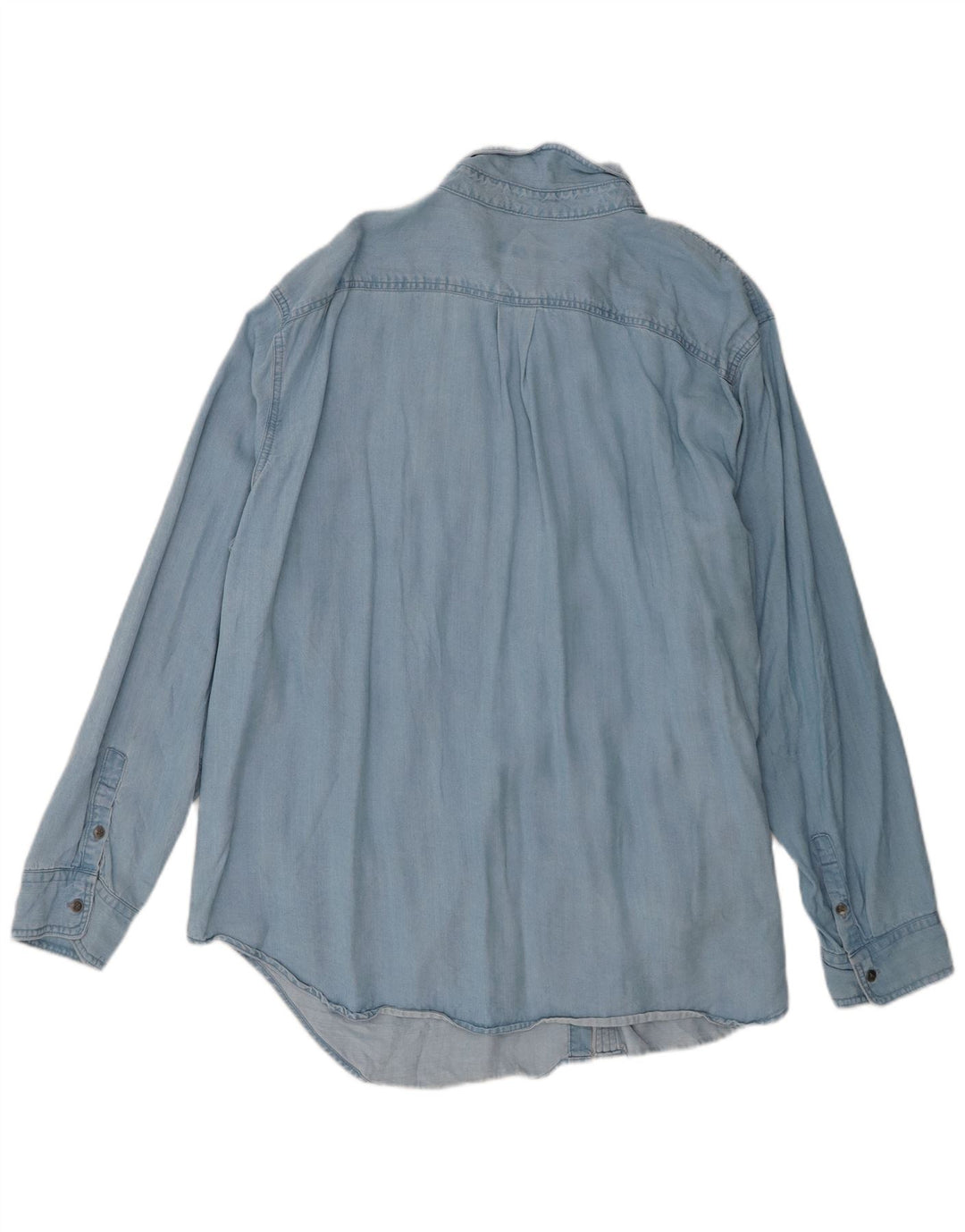 Chaps Damen Jeanshemd UK 20 2XL Blaues Lyocell