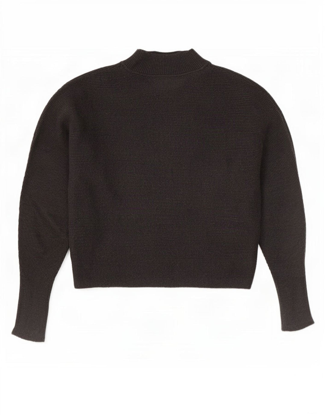 Zara Damen Crop Oversized Rollkragenpullover Pullover UK 10 Small Grau