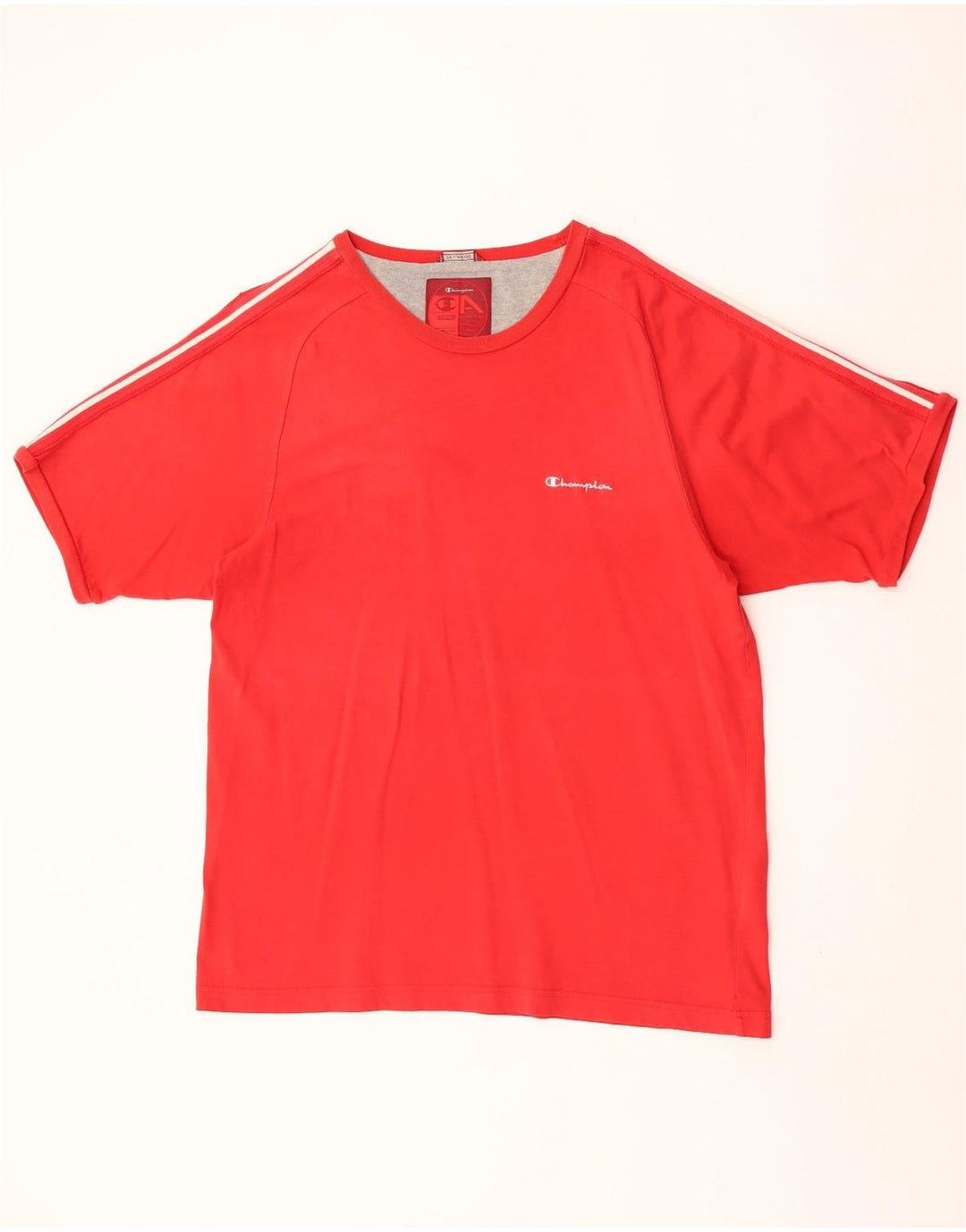 Champion Herren T-Shirt Top 2XL Rote Baumwolle